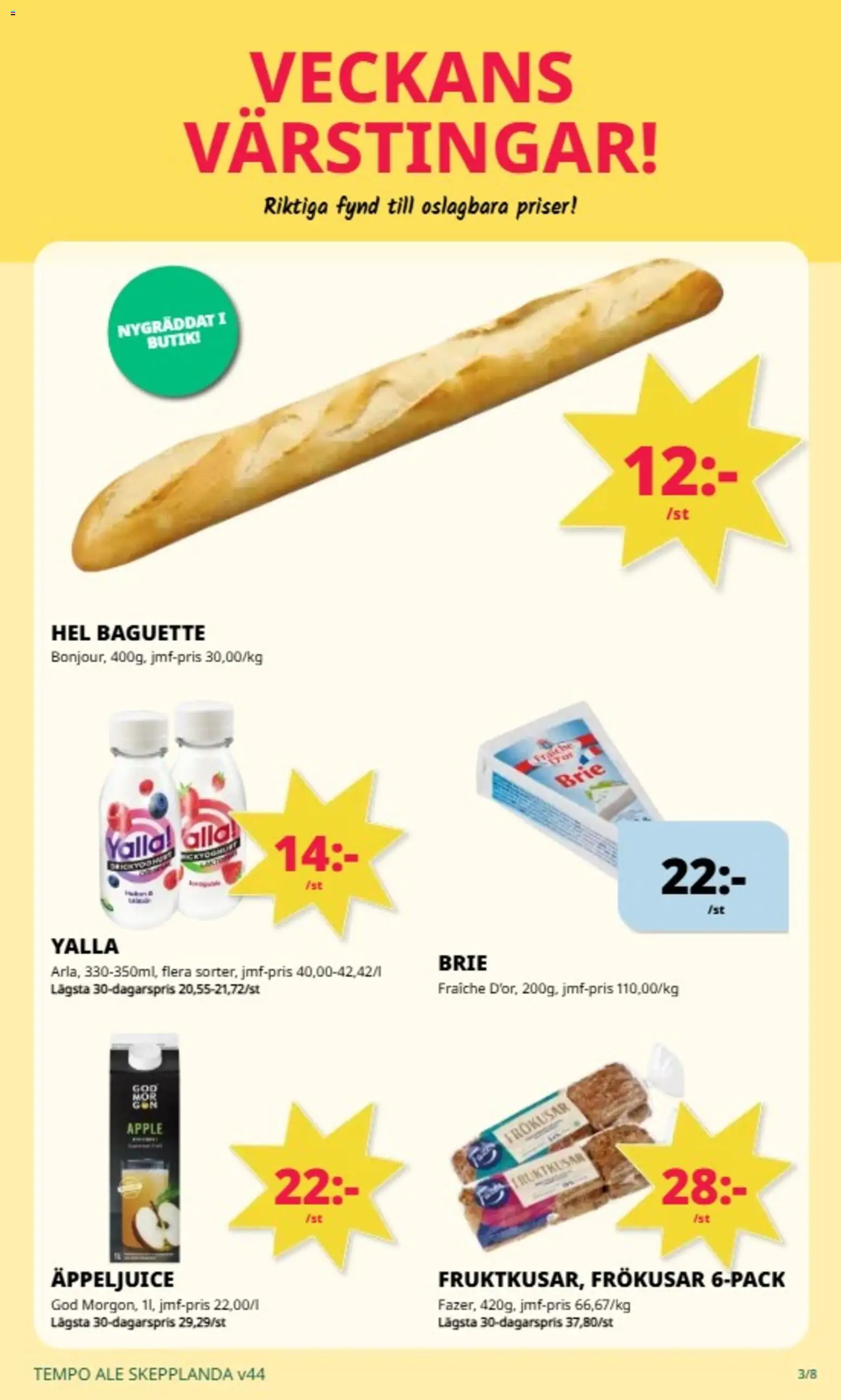 Tempo reklamblad aktuell från 26/10/2026 | Sida: 3