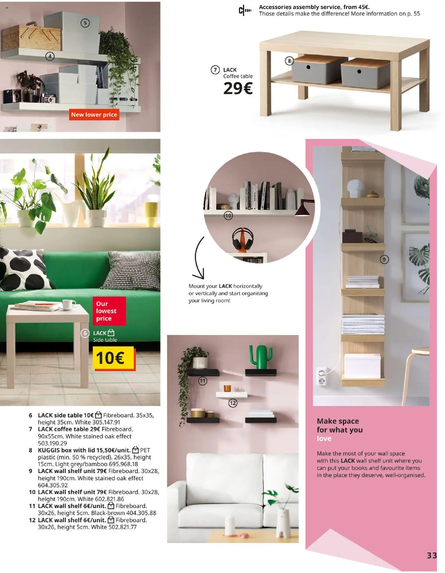 IKEA - Haz espacio para lo que más quieres Versión Inglés │ válido desde el 30/09/2026 | Página: 33