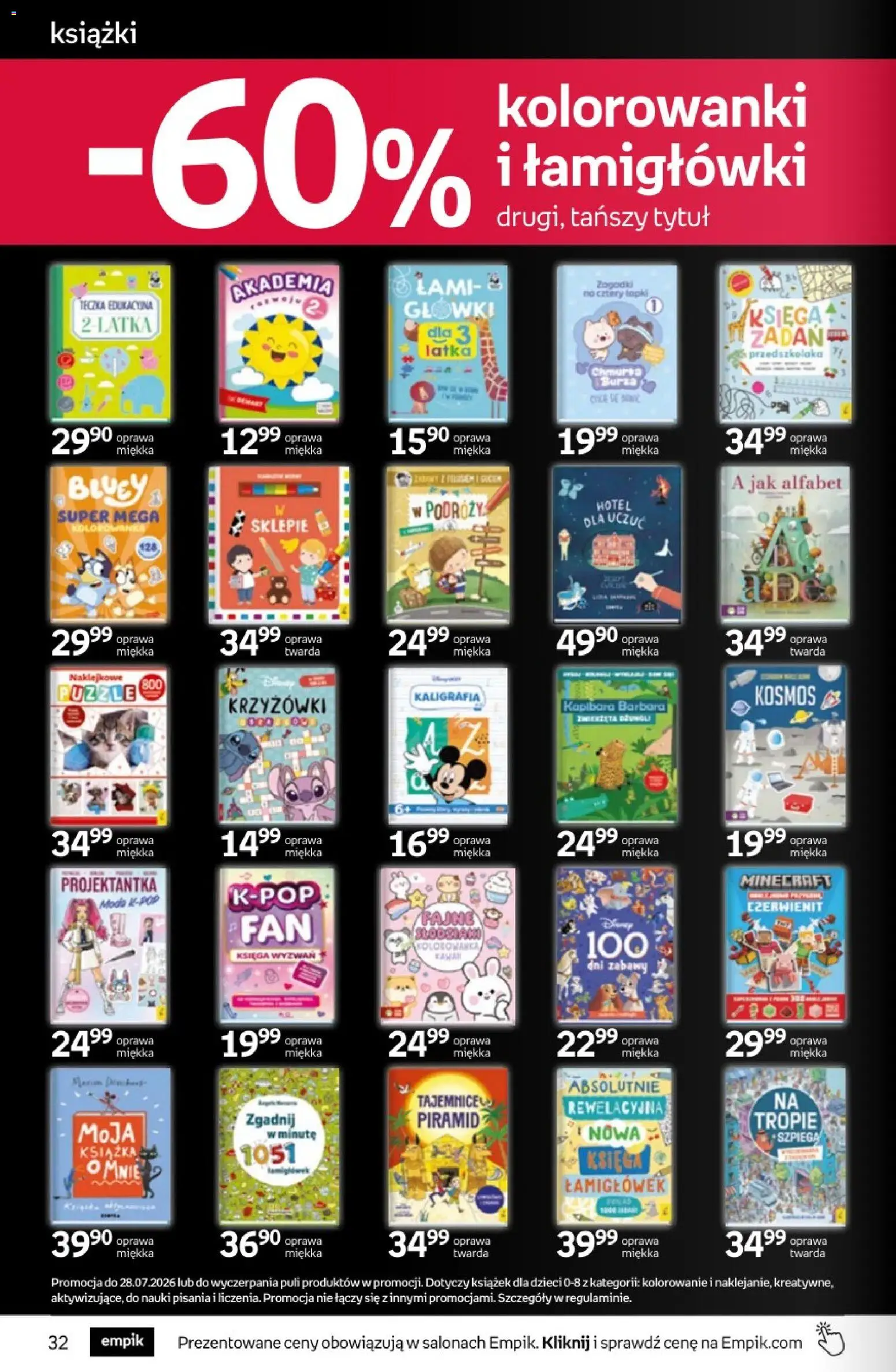 Empik promocje od 15.07.2026 | Strona: 32 | Produkty: Książki