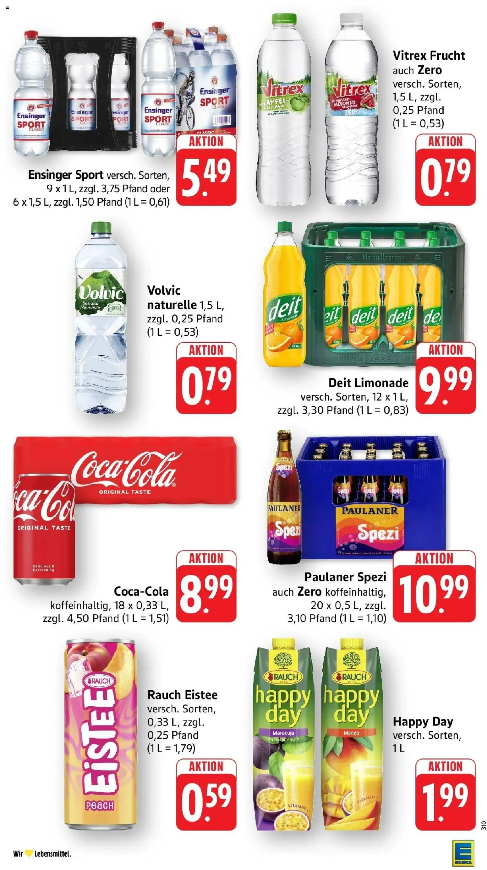 Edeka - EDEKA: Wochenangebote – gültig ab 05.07.2026 | Seite: 28 | Produkte: Paulaner spezi, Limonade, Wasser, Paulaner