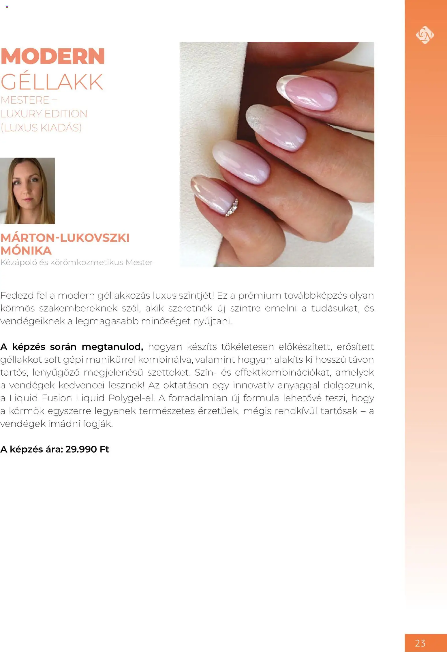 Crystal Nails akciós ujság - amely érvényes a következő dátumtól: 08.06.2026 | Oldal: 23