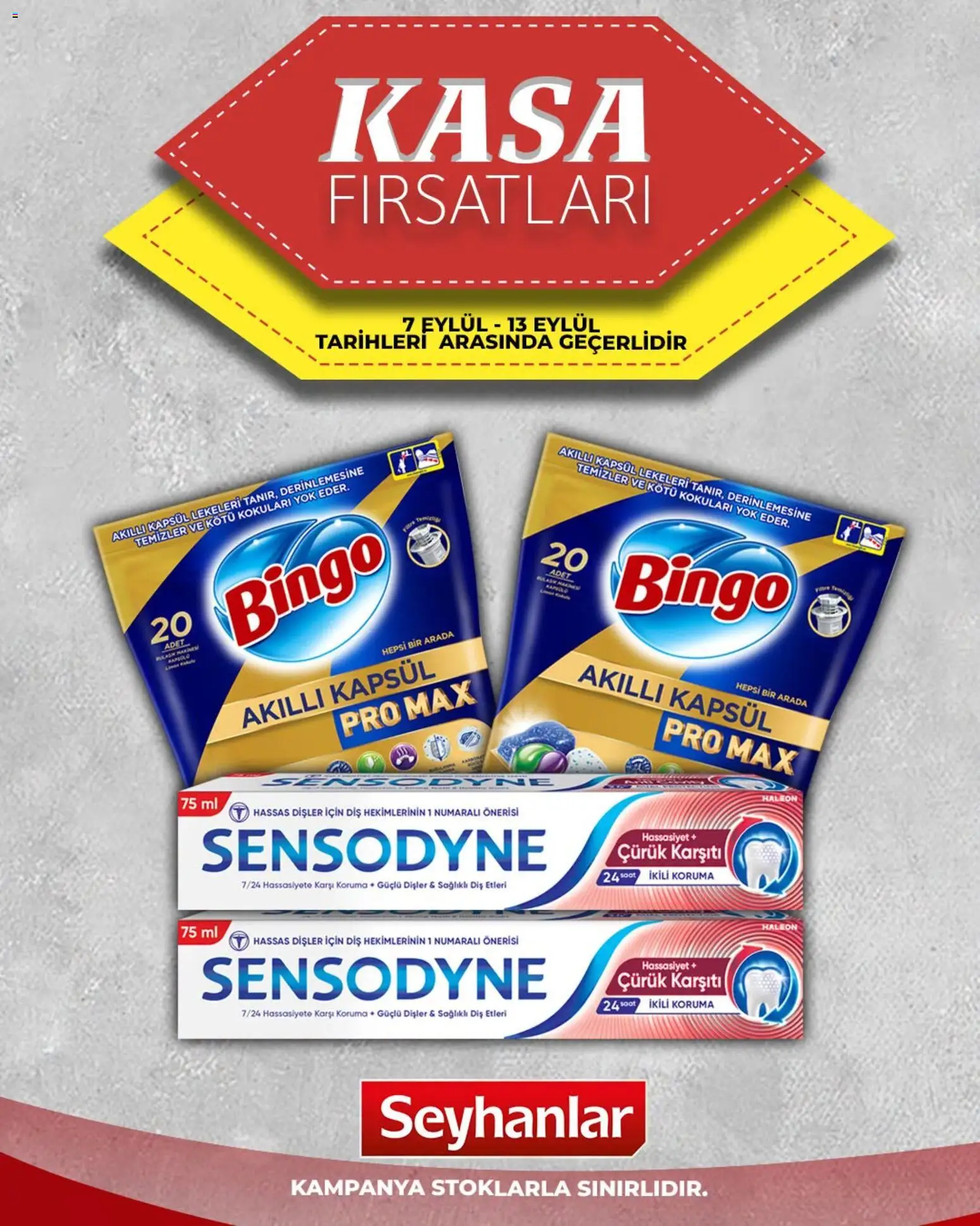 Seyhanlar Market - Katalog Kasa Fırsatları - 07 Eylül 2026 tarihinden itibaren geçerlidir | Sayfa: 1 | Ürünler: Kasa