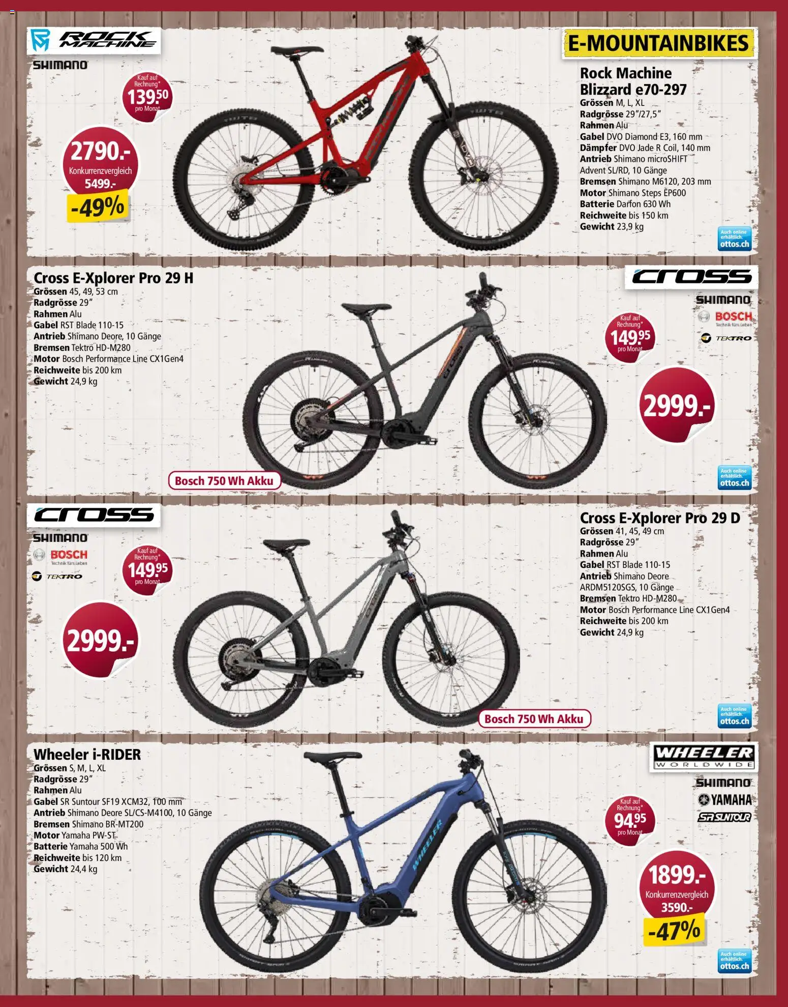 Otto's aktionen Bike Spezial – gültig ab 23.03.2026 | Seite: 5 | Produkte: Rock, Batterie, Gewicht, Bosch
