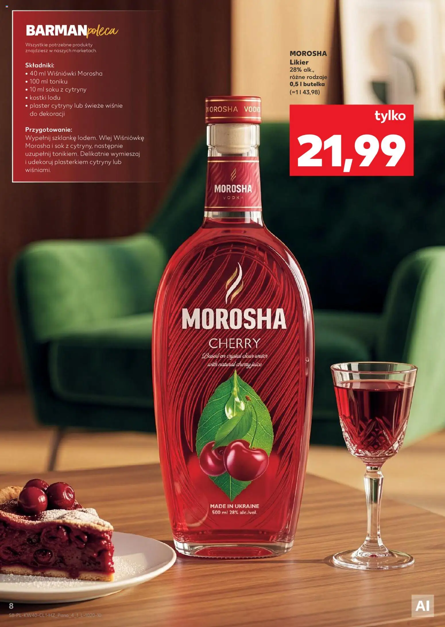 Kaufland Polsko leták - Barek od 01.10.2026 | Strana: 8 | Produkty: Vodka