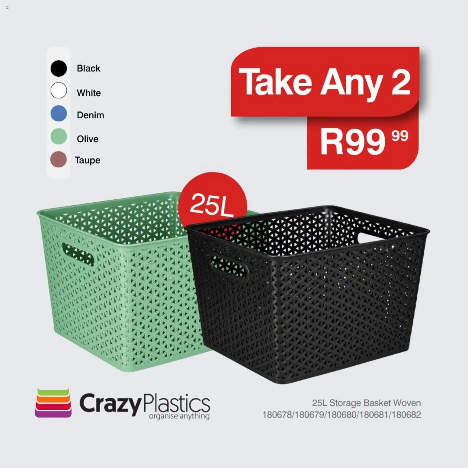 New Crazy Plastics catalogue – valid from 12/10/2026 | Page: 3 | Products: Basket