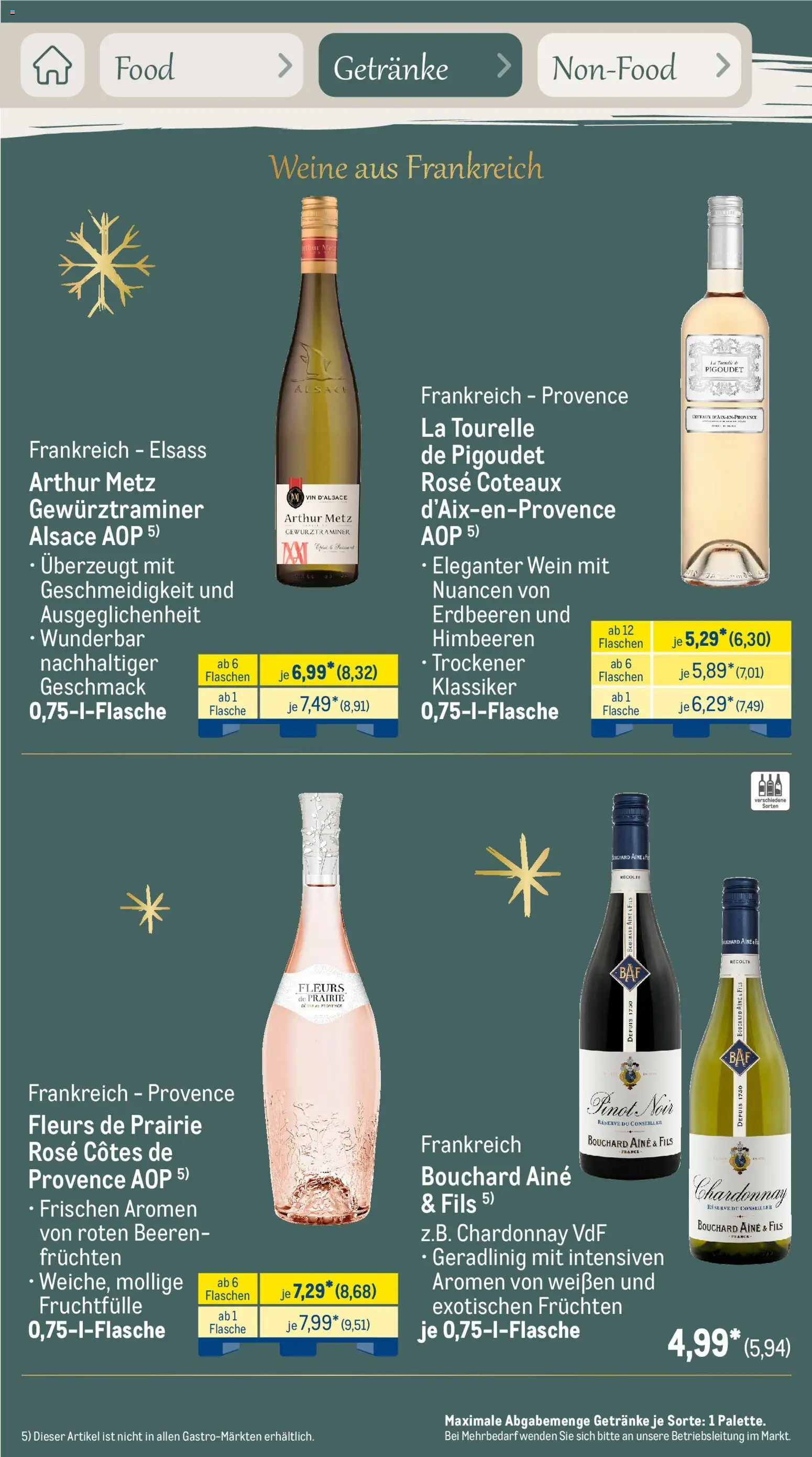 Metro Saisonkatalog Erfolgsrezept – gültig ab 01.10.2026 | Seite: 44 | Produkte: Himbeeren, Wein, Erdbeeren