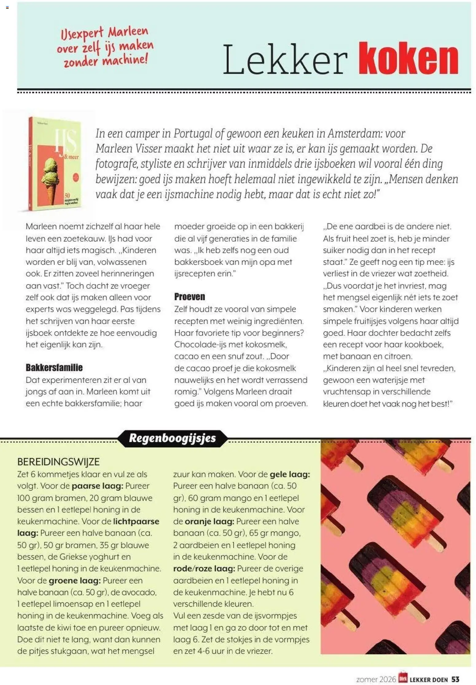 {H1} | Pagina: 53 | Producten: Yoghurt, Kiwi, Vriezer, Ijs