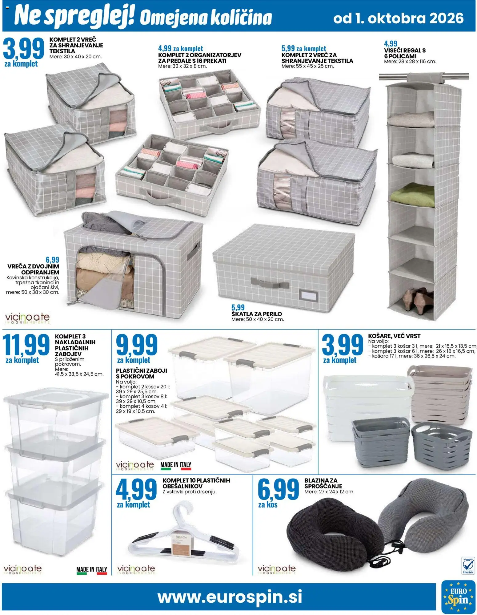 Novi Eurospin katalog ponudbe – veljaven od 01.10.2026 | Stran: 19
