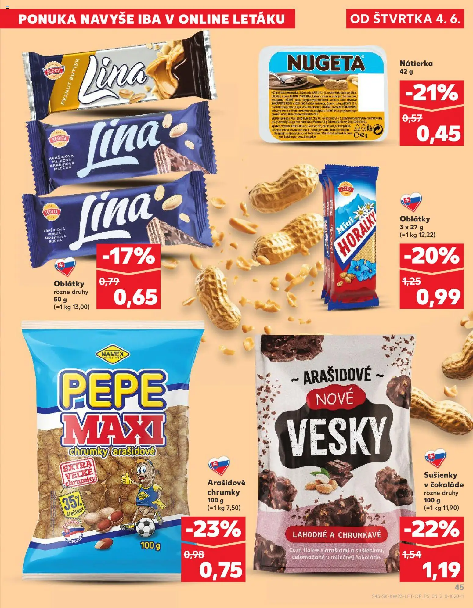 Nové Kaufland akcie – leták je platný od 04.06.2026 | Strana: 45