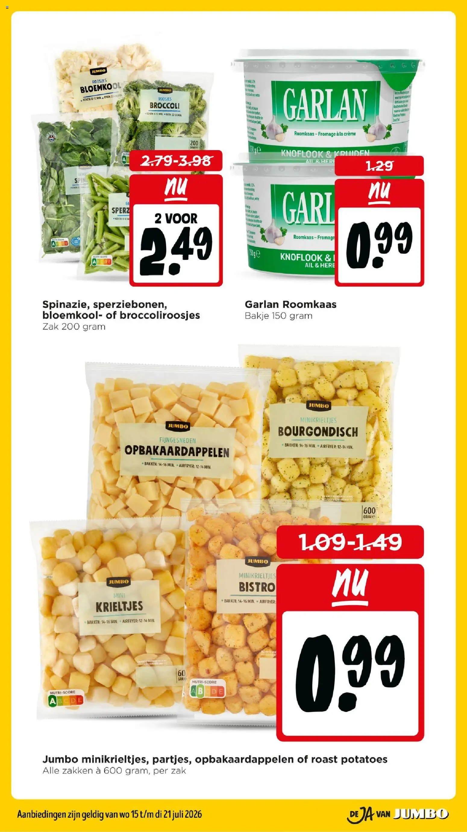 {H1} | Pagina: 5 | Producten: Bloemkool, Krieltjes, La, Knoflook