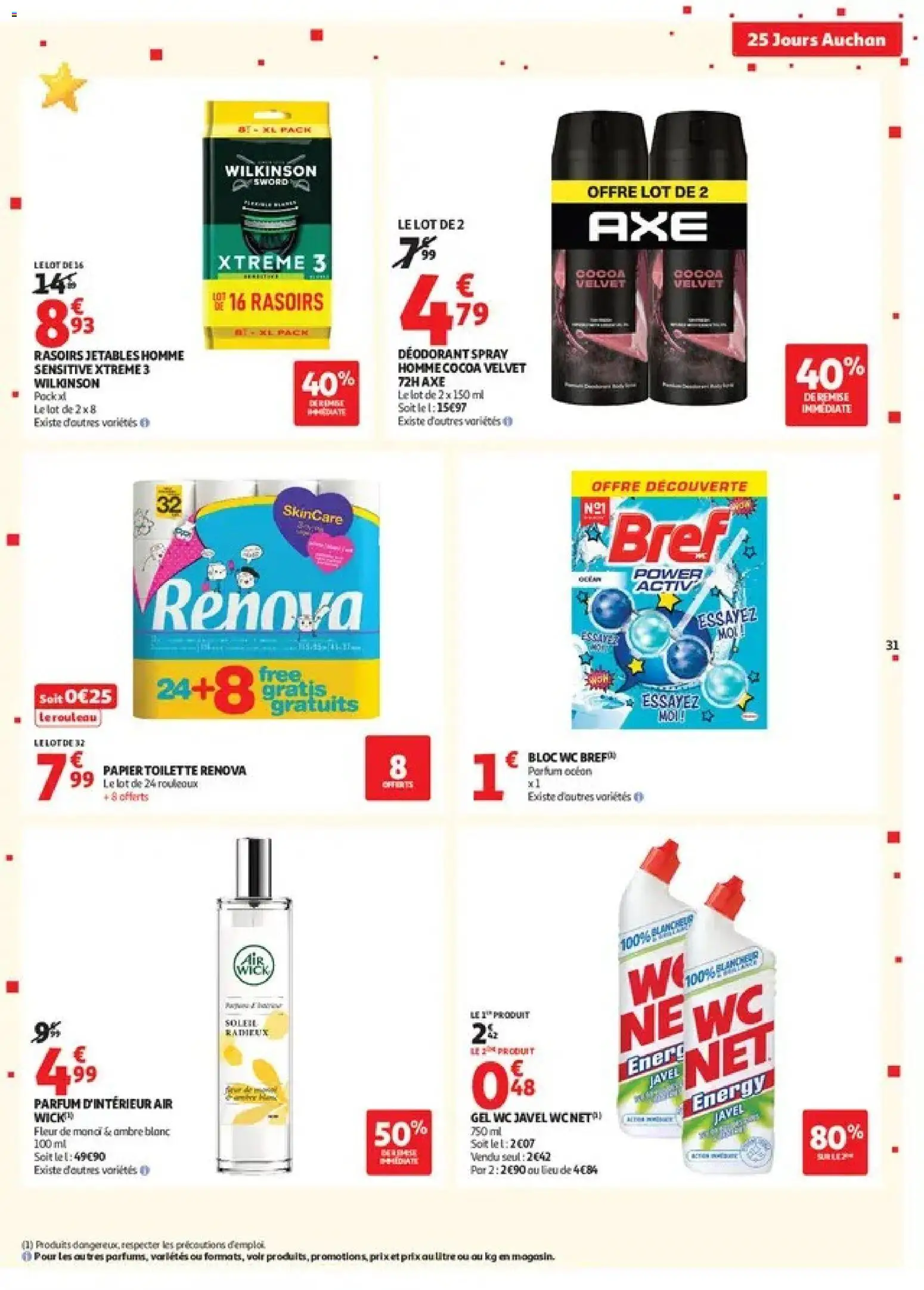 {H1} | Page: 31 | Produits: Air Wick, Parfum d’intérieur, Parfum, Papier toilette Renova