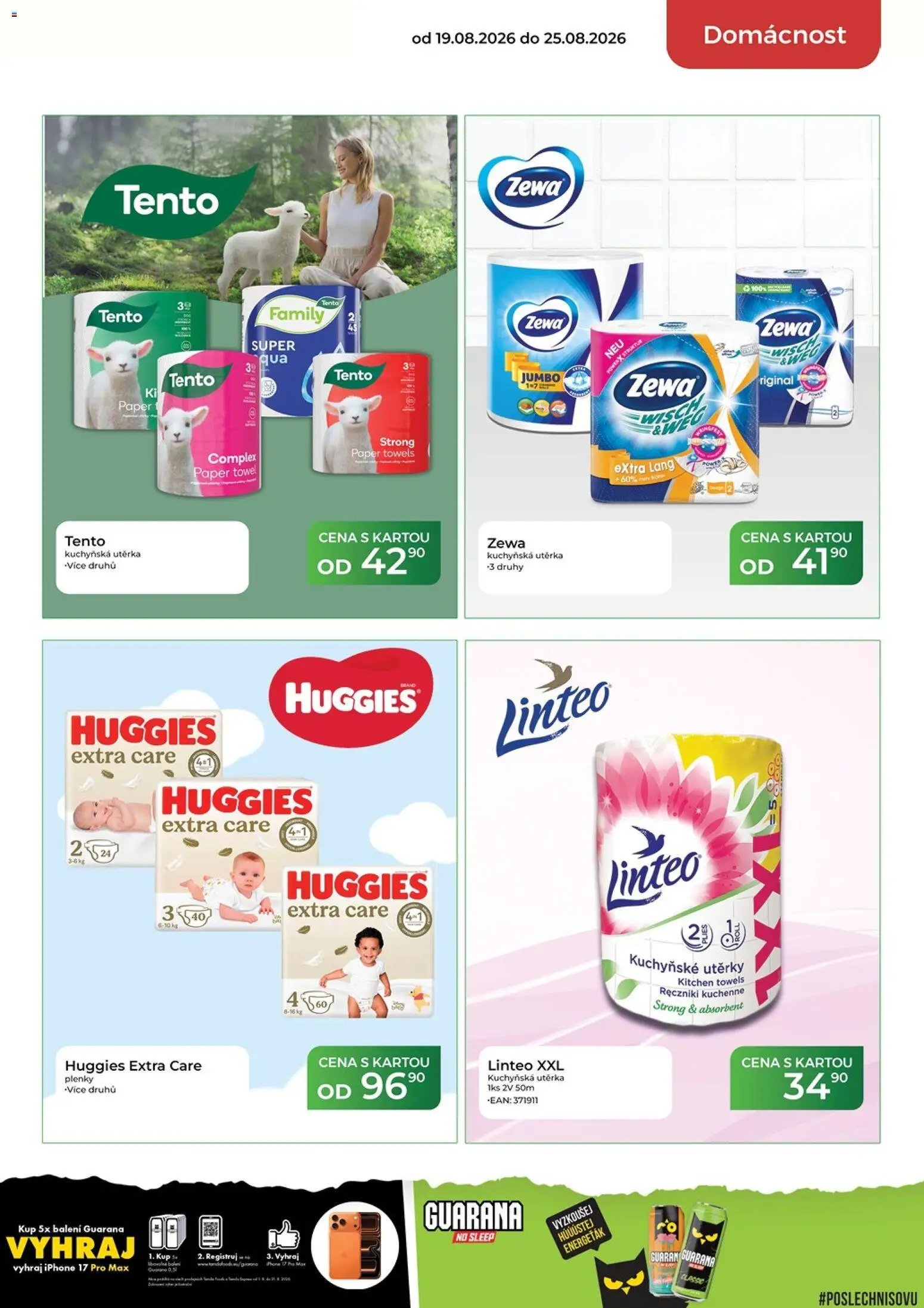 Tamda Foods leták od 19.08.2026 | Strana: 55 | Produkty: Utěrky, Iphone, Plenky, Utěrka