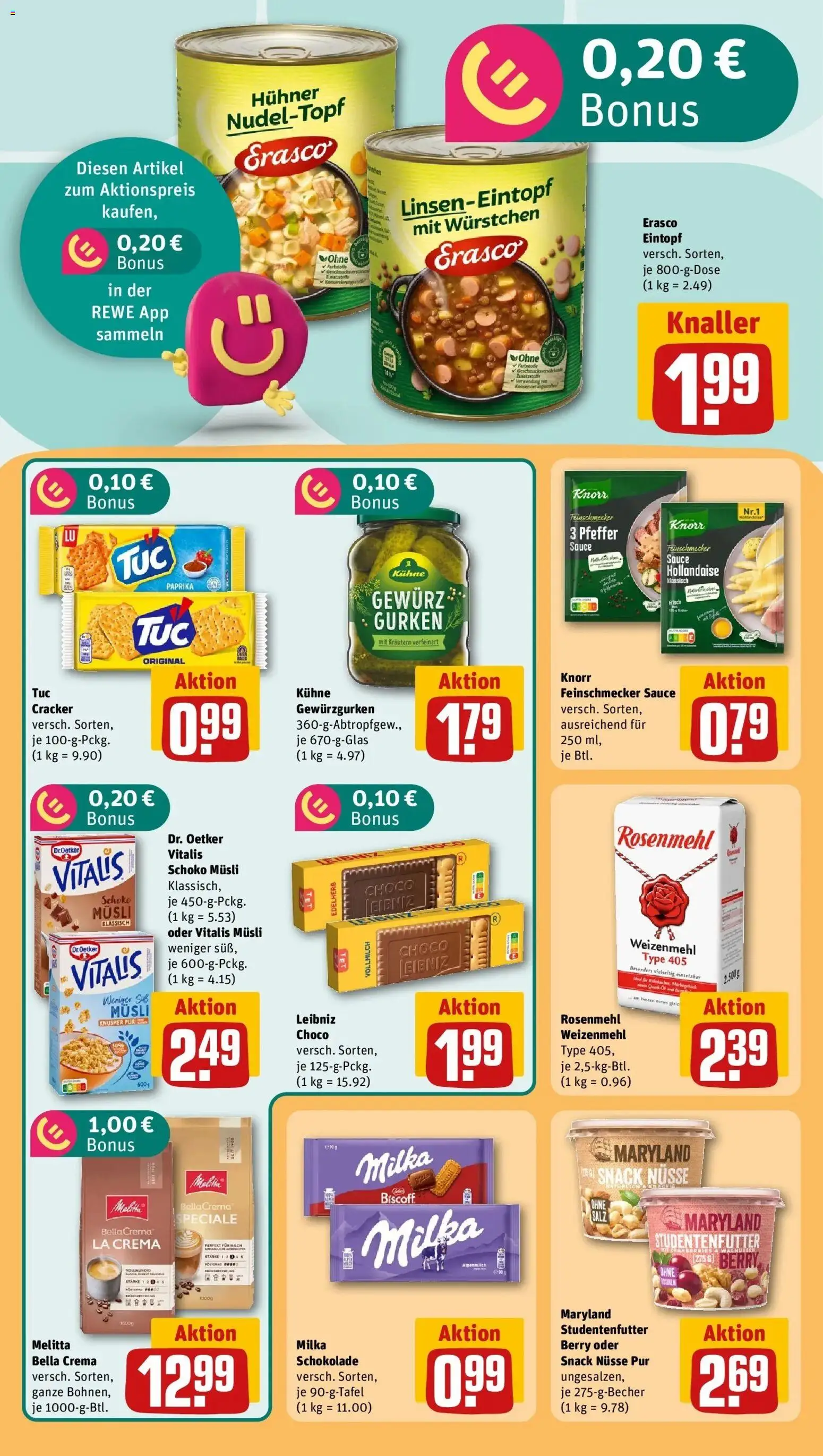 REWE Prospekt ab 12.10.2026 zum Blättern » Angebote | Seite: 14 | Produkte: Melitta, Butter, Weizenmehl, Pfeffer