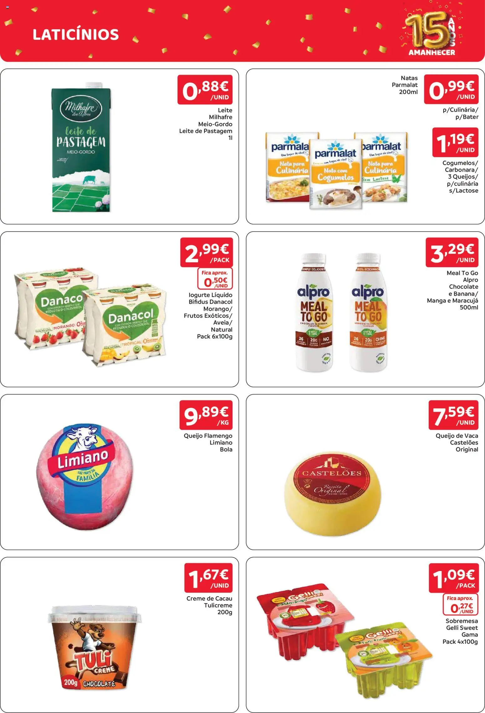 Amanhecer folheto Madeira │ válido de 01/10/2026 | Página: 9 | Produtos: Sobremesa, Laticínios, Chocolate, Creme