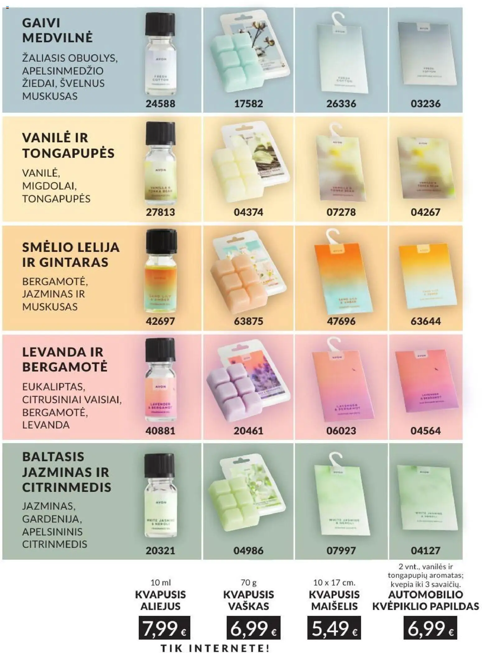 AVON akcijos nuo 2026.07.01 | Puslapis: 197 | Prekių: Aliejus