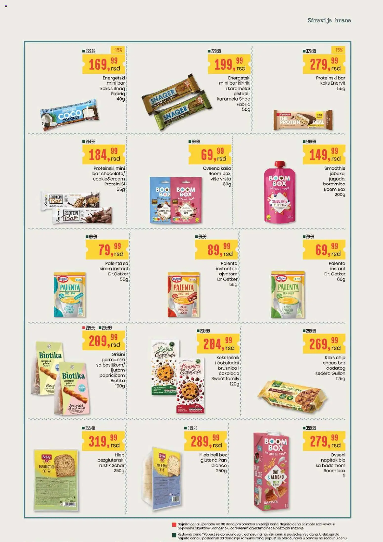 Aroma Market katalog - važi od 03.09.2026 | Strana: 16 | Proizvode: Ovsena kaša, Pistaći, So, Čokolada