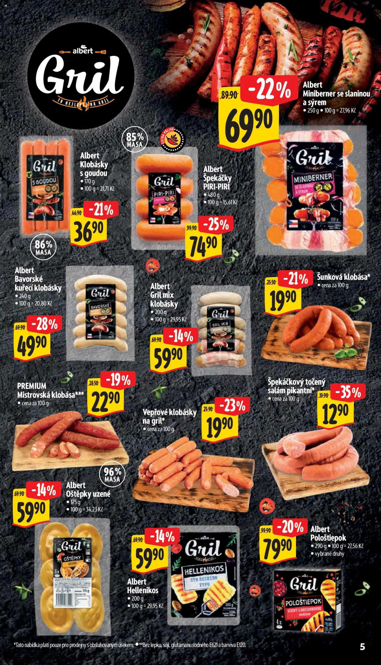 Albert leták - Supermarket od 06.05.2026 | Strana: 11 | Produkty: Salám, Špekáčky, Klobása, Klobásky