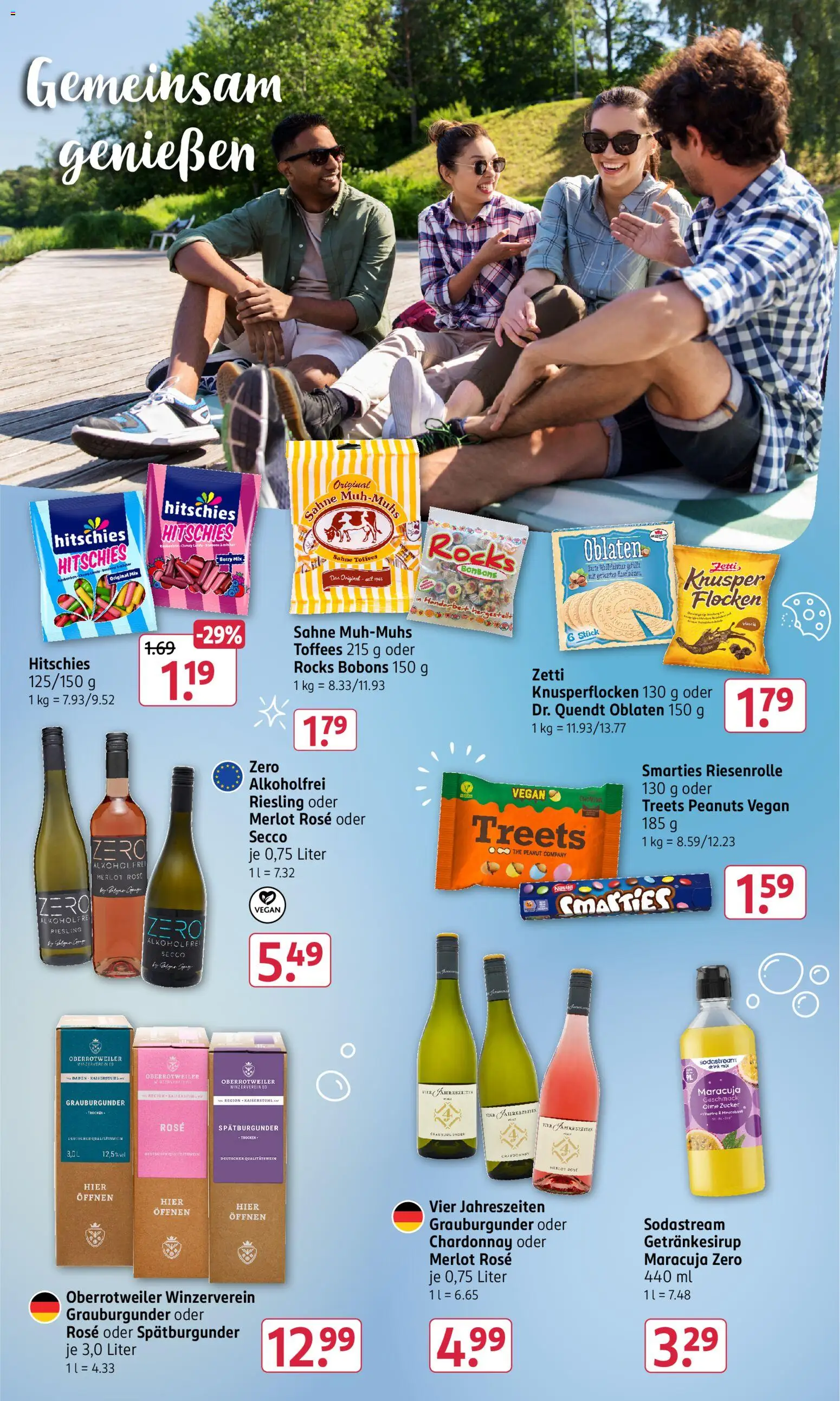 Rossmann Prospekt – gültig ab 08.06.2026 | Seite: 16 | Produkte: Smarties, Zucker, Wein, Flocken