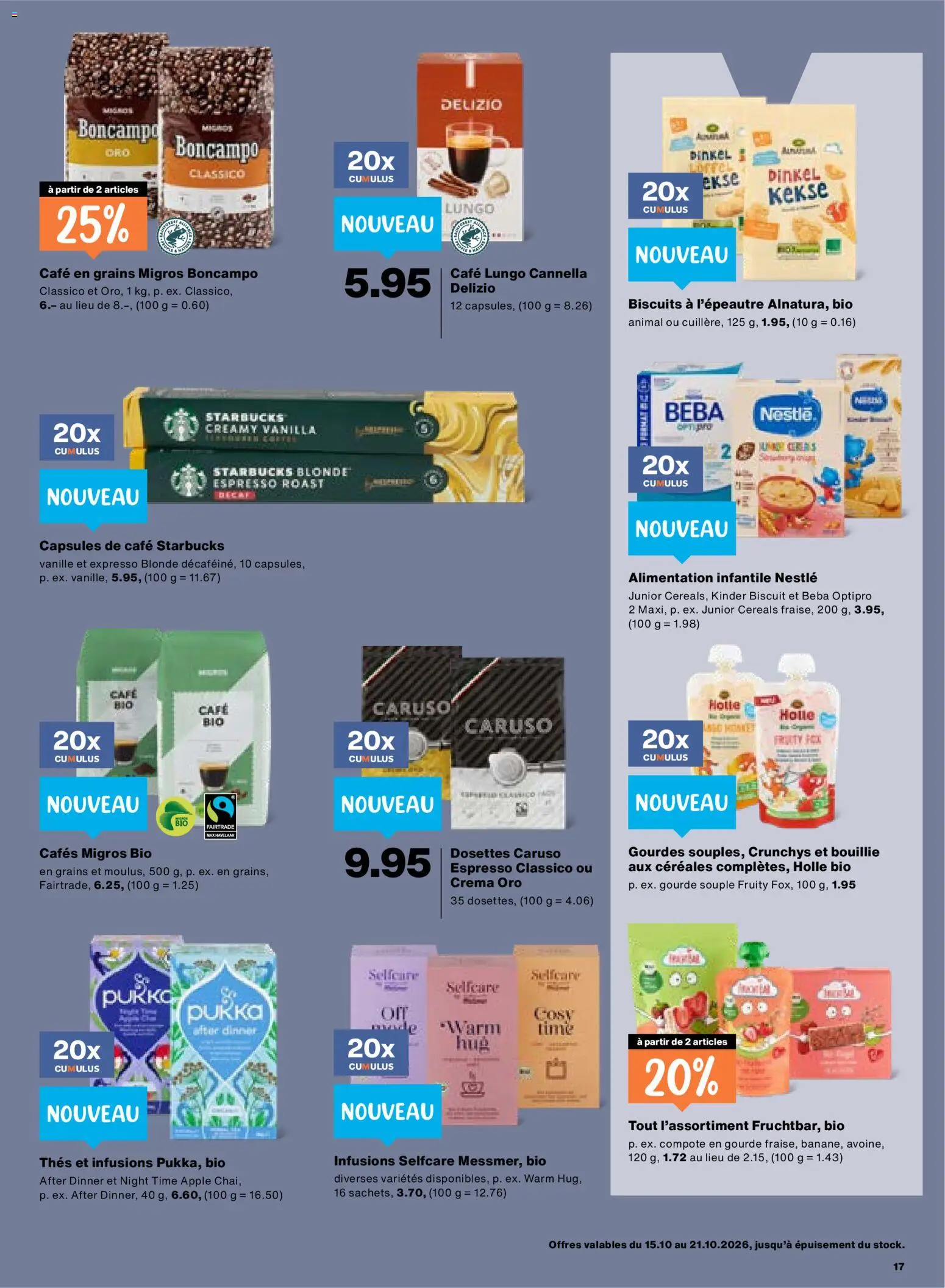 Migros aktionen FR – gültig ab 15.10.2026 | Seite: 17