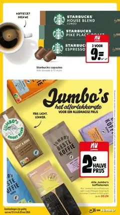 Jumbo folder week 20 - Voorbeeld van een folder van Jumbo, geldig van 13.05.2026 | Pagina: 16 | Producten: Koffie, Kan, Repen