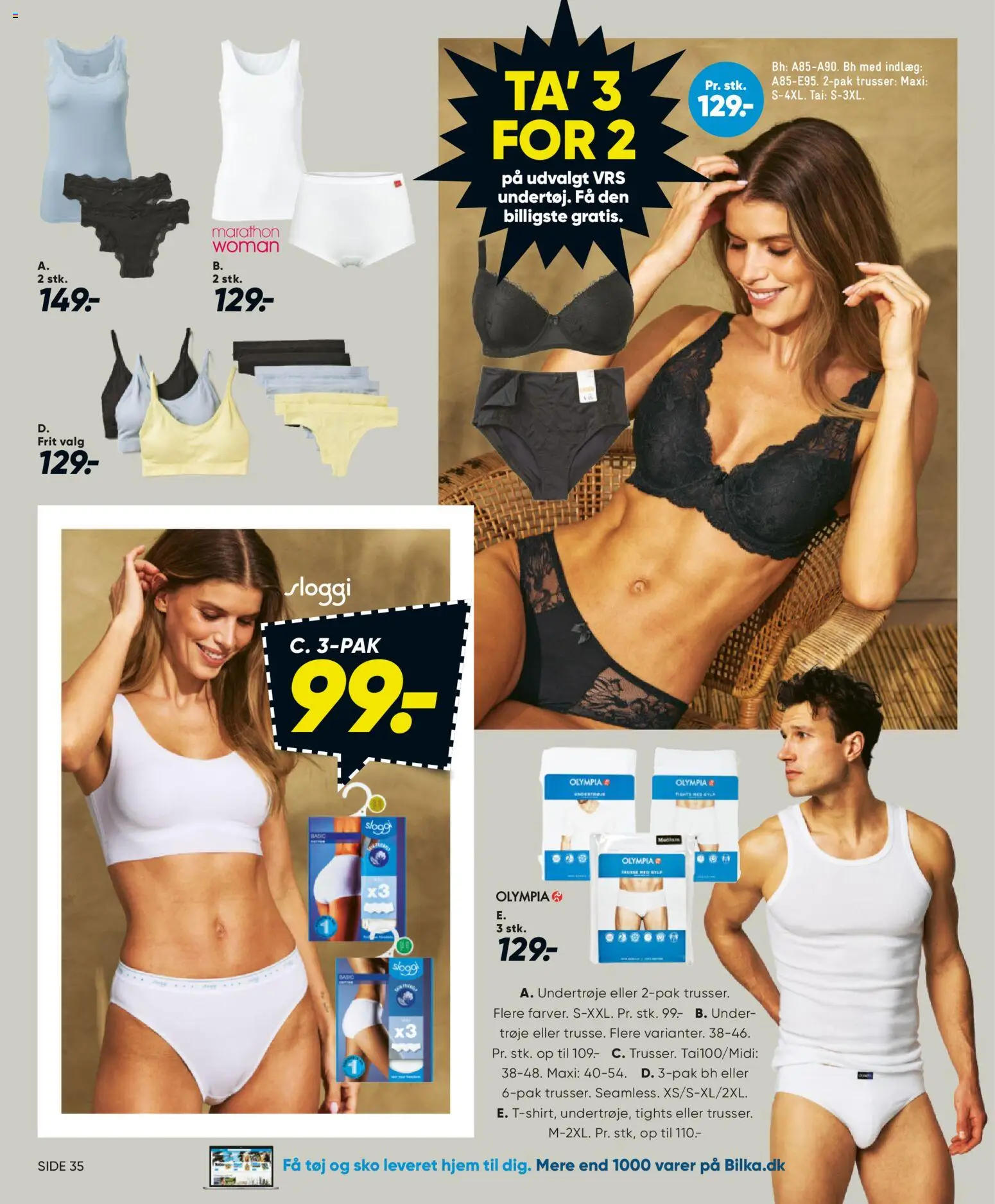 Bilka tilbudsavis – gyldig fra 29.05.2026 | Side: 50 | Produkter: Trusser, Sko, Tights, Tøj