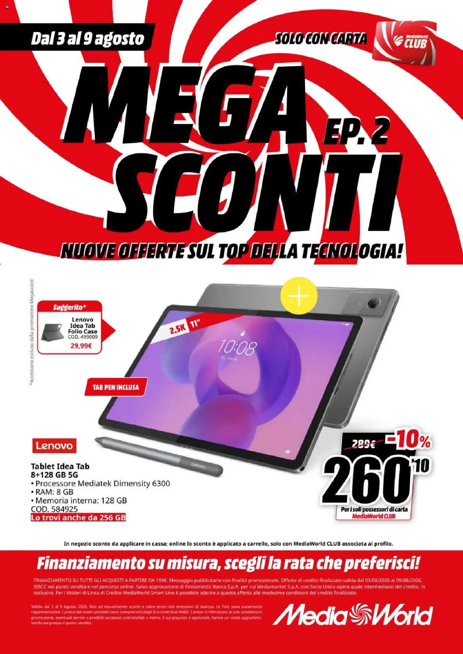 Volantino Media World del 03/08/2026 | Pagina: 24