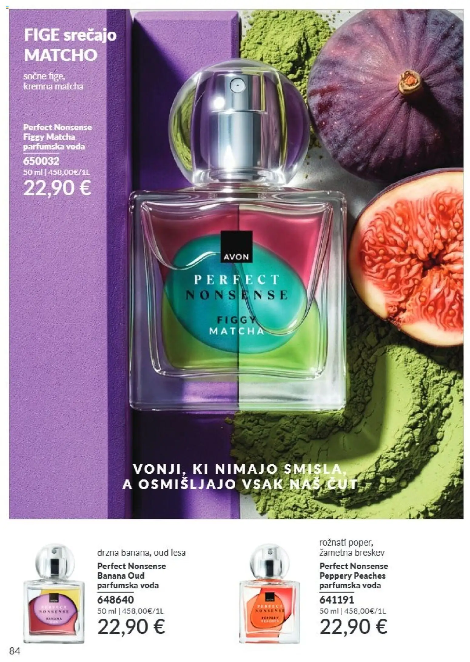 Novi Avon katalog ponudbe – veljaven od 01.09.2026 | Stran: 84 | Izdelki: Voda, Breskev, Parfumska voda