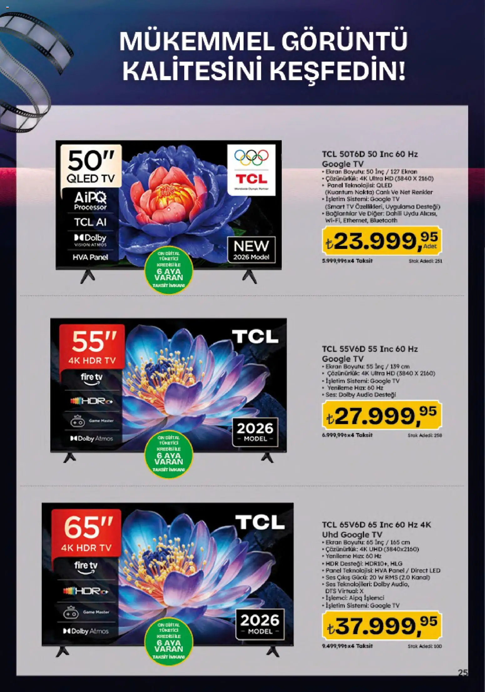 Migros Katalog - 5M Migroskop Dijital - 06 Ağustos 2026 tarihinden itibaren geçerlidir | Sayfa: 139 | Ürünler: TV, Ses, Uydu
