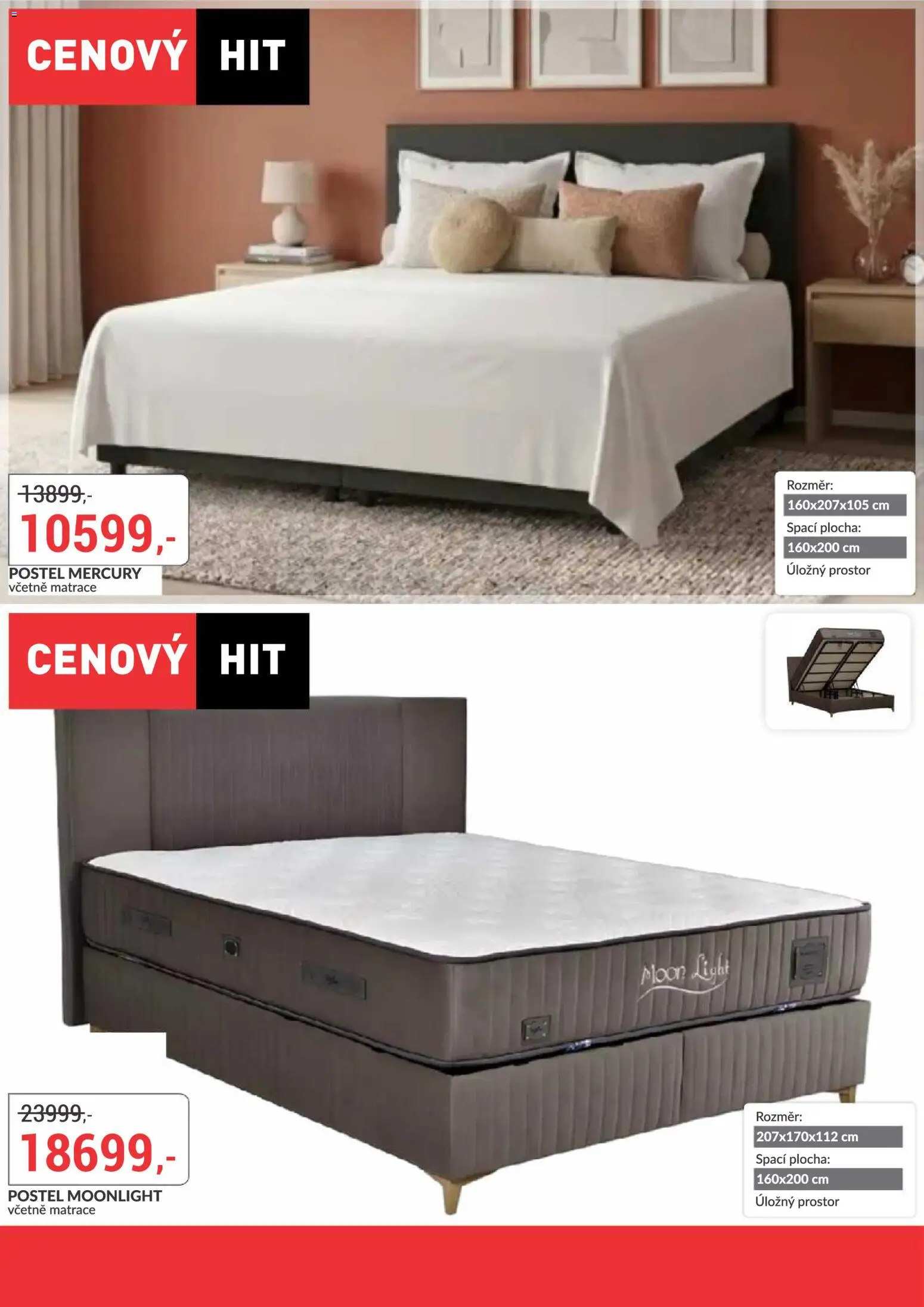 BAUMAX leták - Zaridte si bydlení podle sebe – vybírejte z tisícu produktu! od 01.11.2026 | Strana: 62 | Produkty: Postel, Matrace