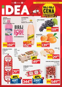 Idea katalog Naj-naj cena od četvrtka do nedelje - pregled Idea kataloga - važi od 08.10.2026