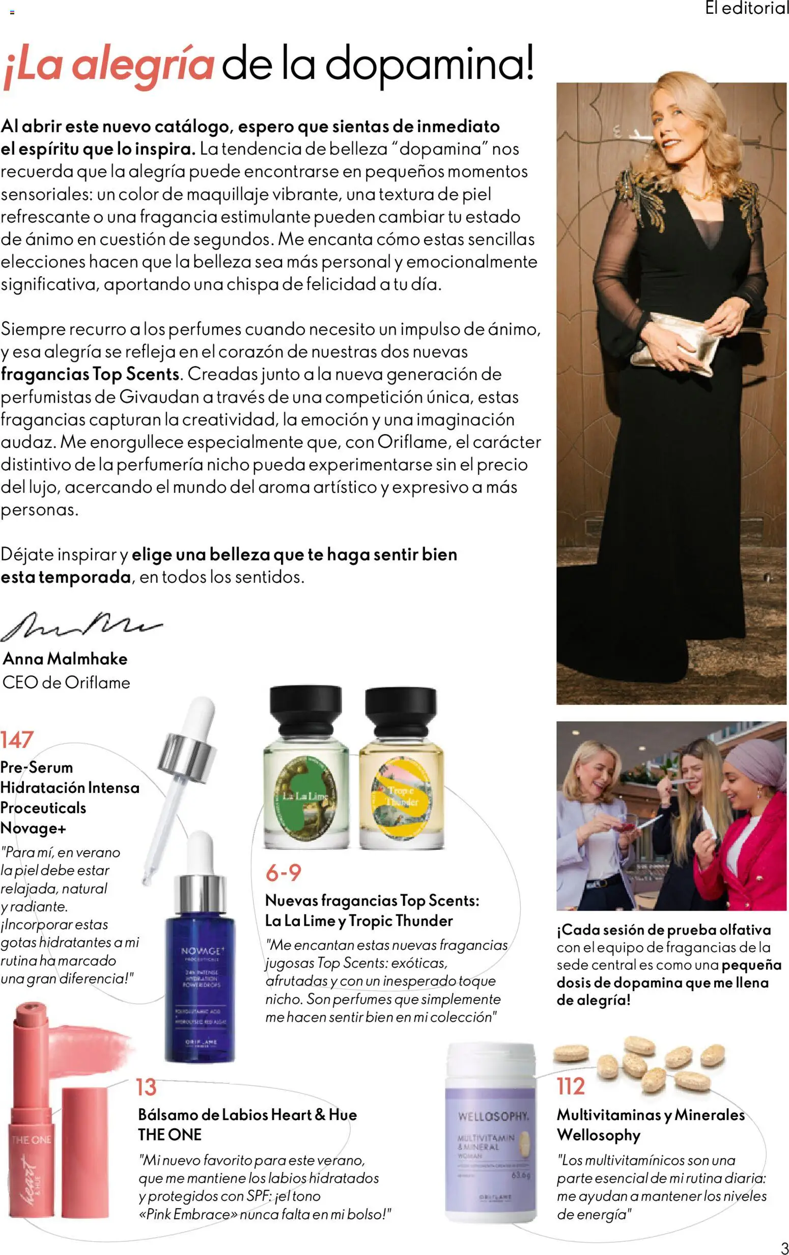 Oriflame - Catálogo Campaña 11 │ válido desde el 05/08/2026 | Página: 3 | Productos: Fragancia, Maquillaje, Bolso, Té