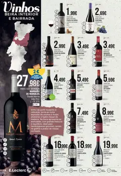 Pré-visualização E.Leclerc folheto Feira dos Vinhos válido de 01/10/2026 | Página: 16 | Produtos: Vinho, Carne, Massa, Salada
