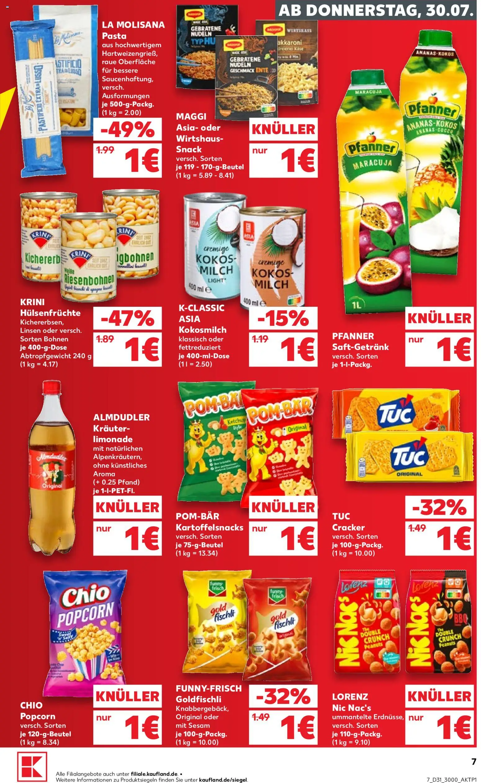 {H1} | Pagina: 7 | Producten: La, Popcorn, Sesam, Bal