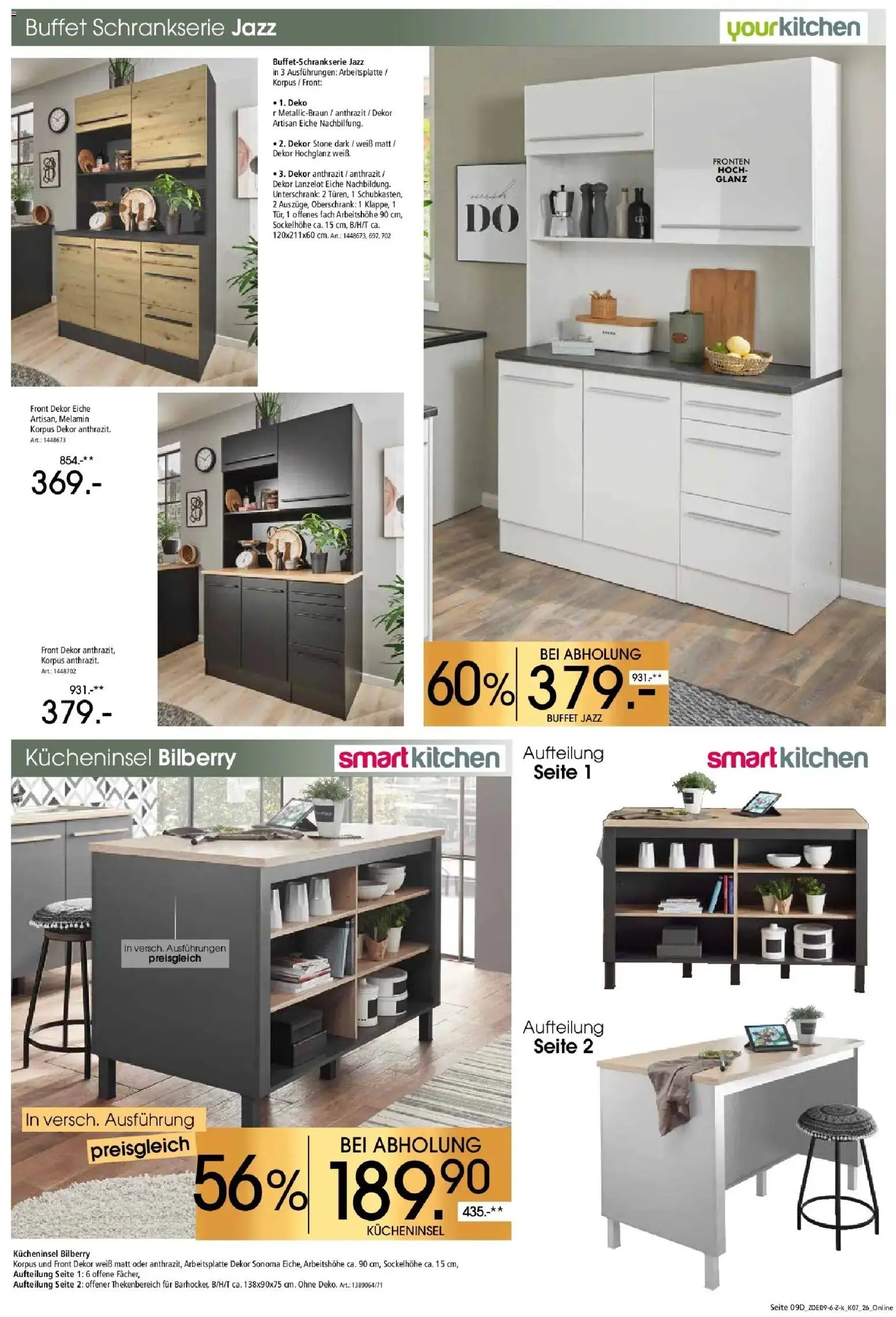 Zurbrüggen Küchen für ihr Zuhause – gültig ab 12.09.2026 | Seite: 17 | Produkte: Unterschrank