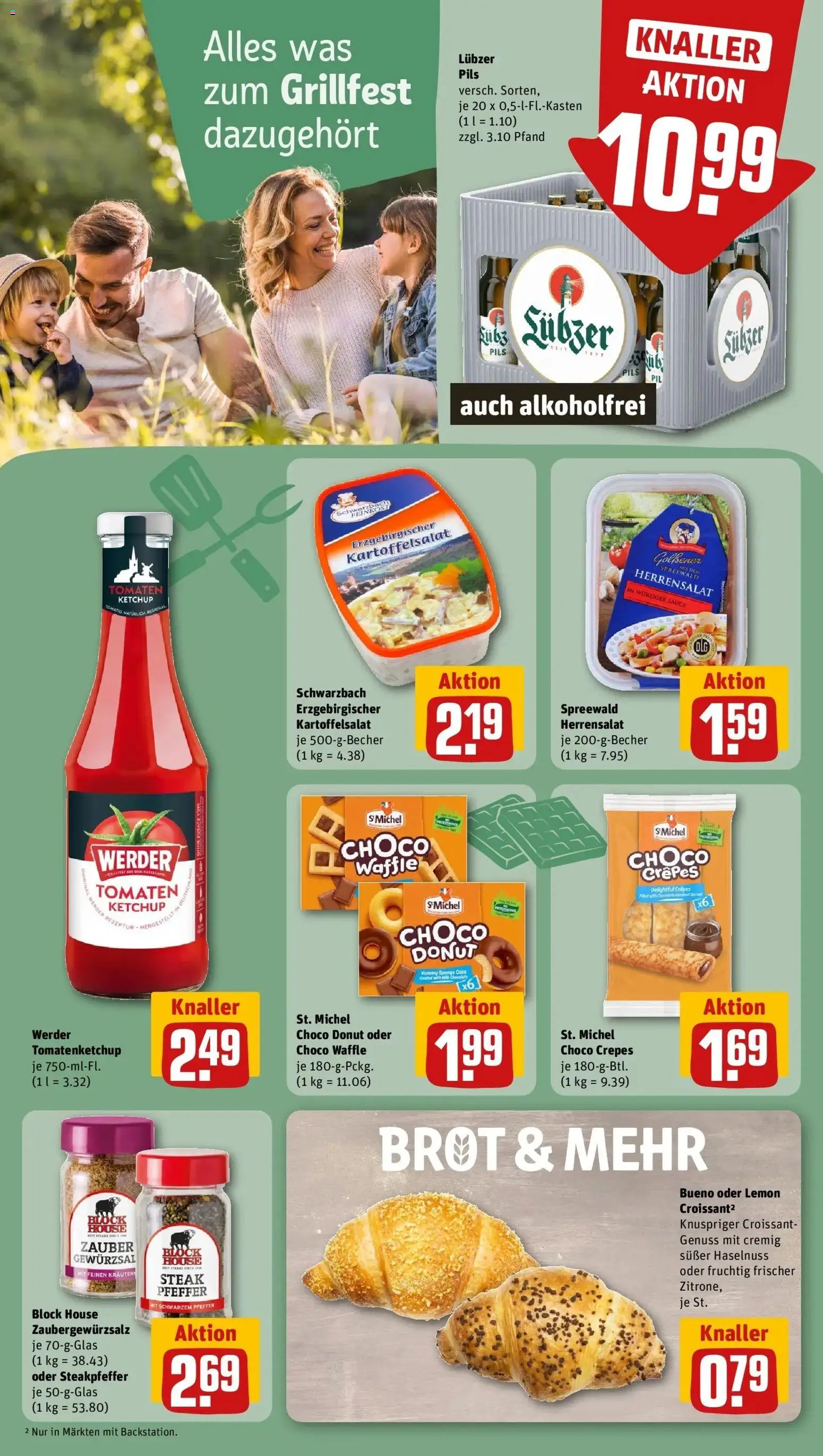 REWE Prospekt ab 17.08.2026 zum Blättern » Angebote | Seite: 20 | Produkte: Tomaten, Pfeffer, Brot, Steak