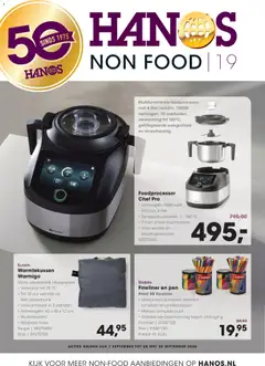 Hanos folder - Courant 19 Non-food - Voorbeeld van een folder van Hanos, geldig van 07-09-2026