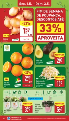 Pré-visualização Aldi folheto válido de 27.04.2026 | Página: 20 | Produtos: Cebola, Vaso, Abacate