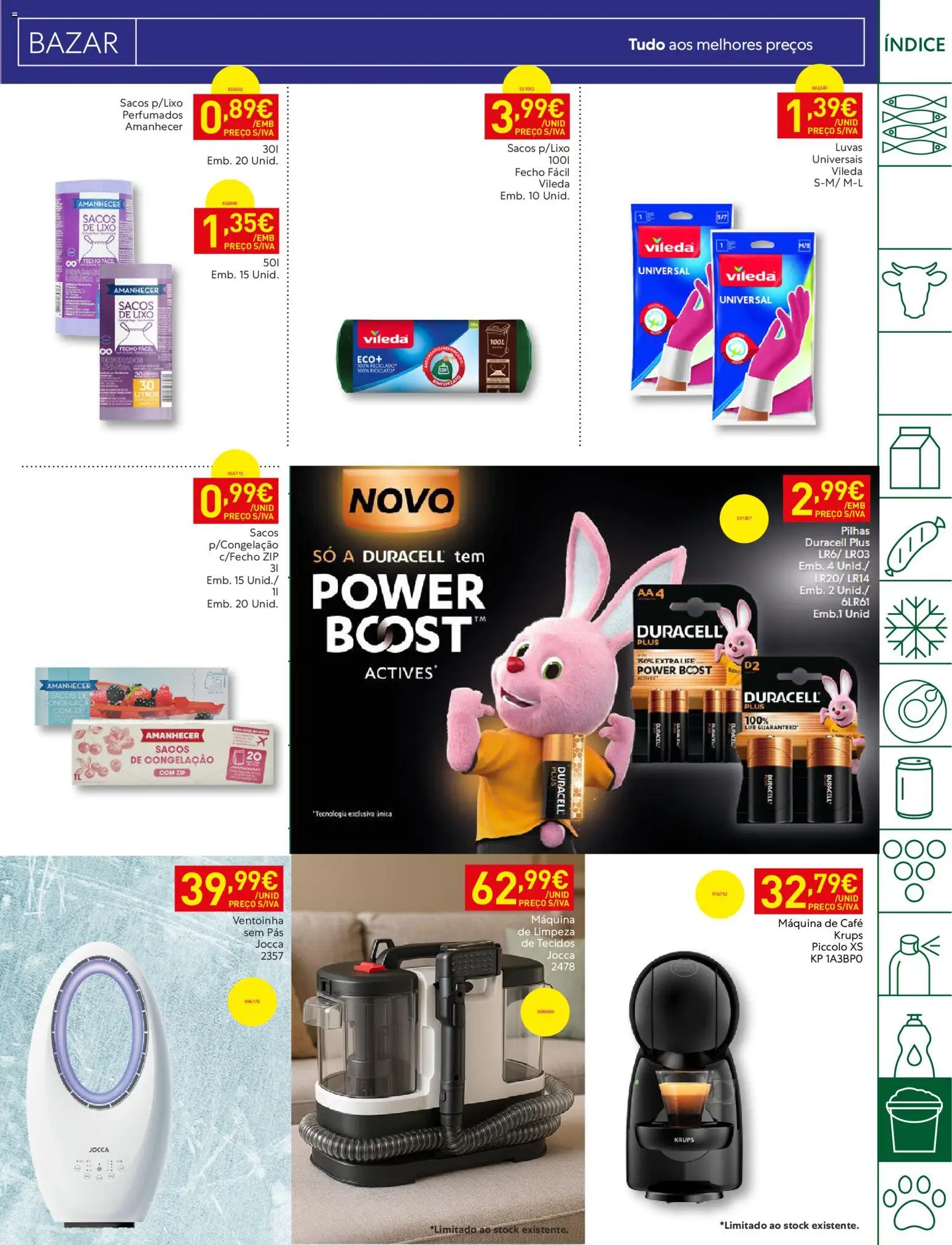 Recheio folheto Madeira │ válido de 21/07/2026 | Página: 39 | Produtos: Luvas, Máquina de café, Pilhas, Café