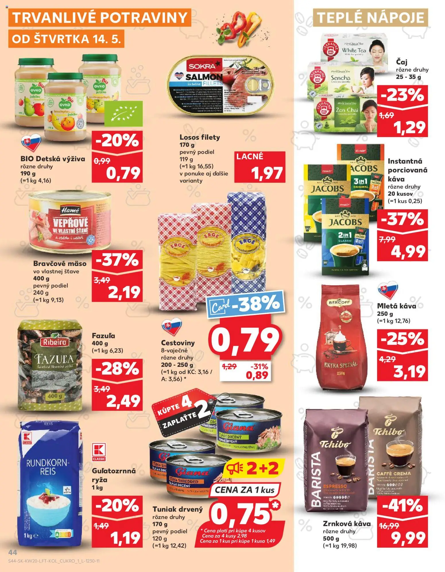 Nové Kaufland akcie – leták je platný od 14.05.2026 | Strana: 44