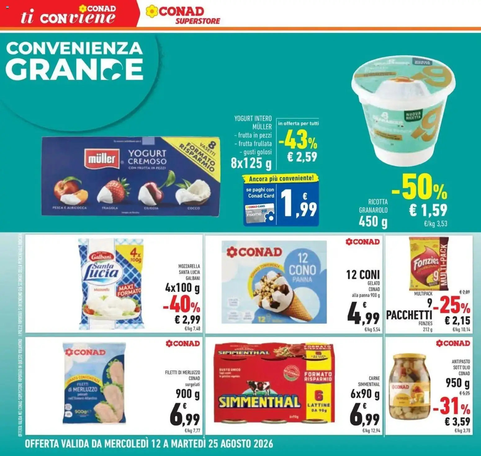 Volantino Conad dal 12/08/2026 > Anteprima | Pagina: 8