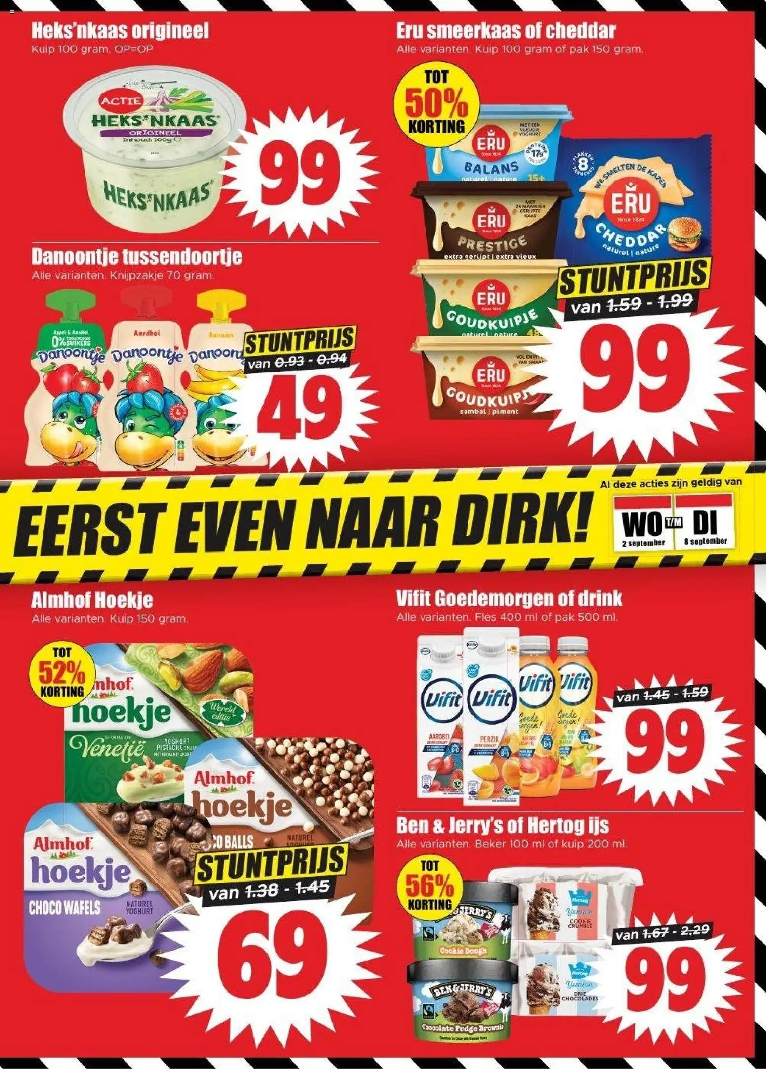 {H1} | Pagina: 5 | Producten: Fles, Ijs, Banaan, Aardbei