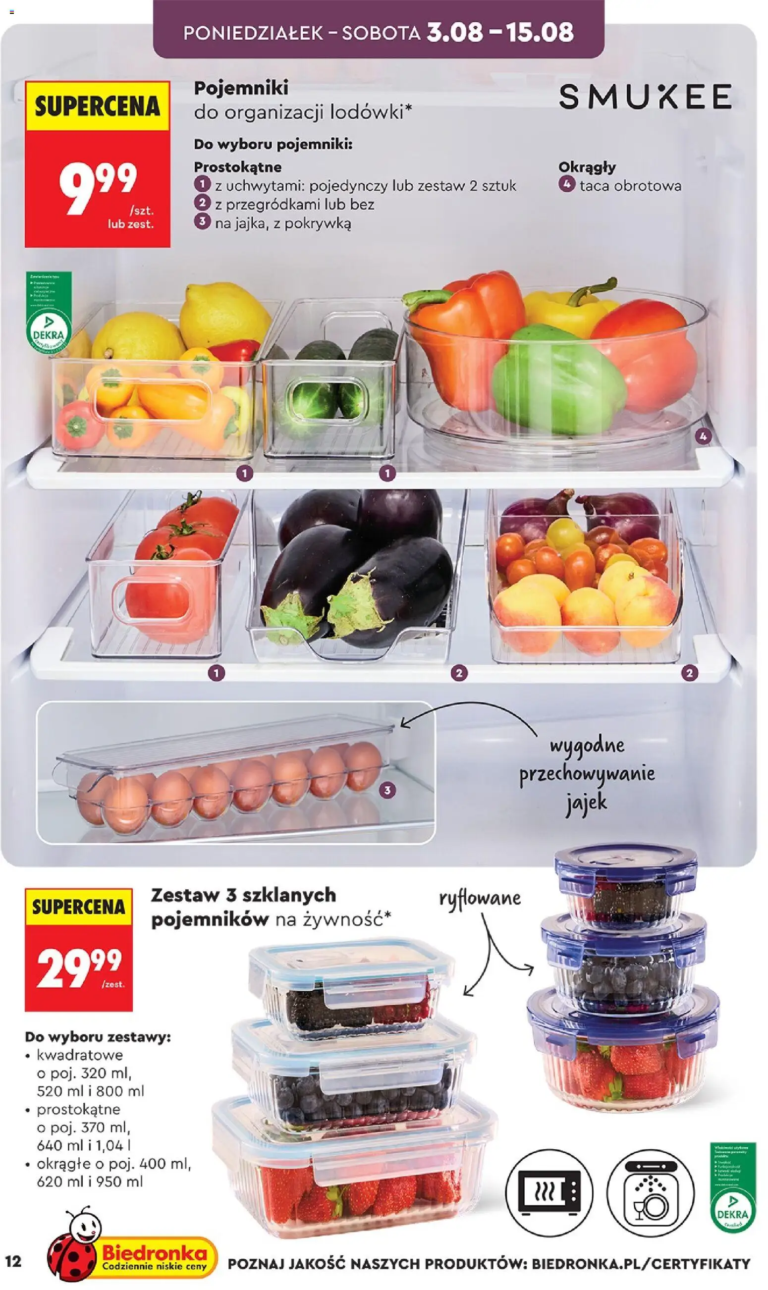 Biedronka gazetka - Hity i inspiracje od 03.08.2026 | Strona: 12