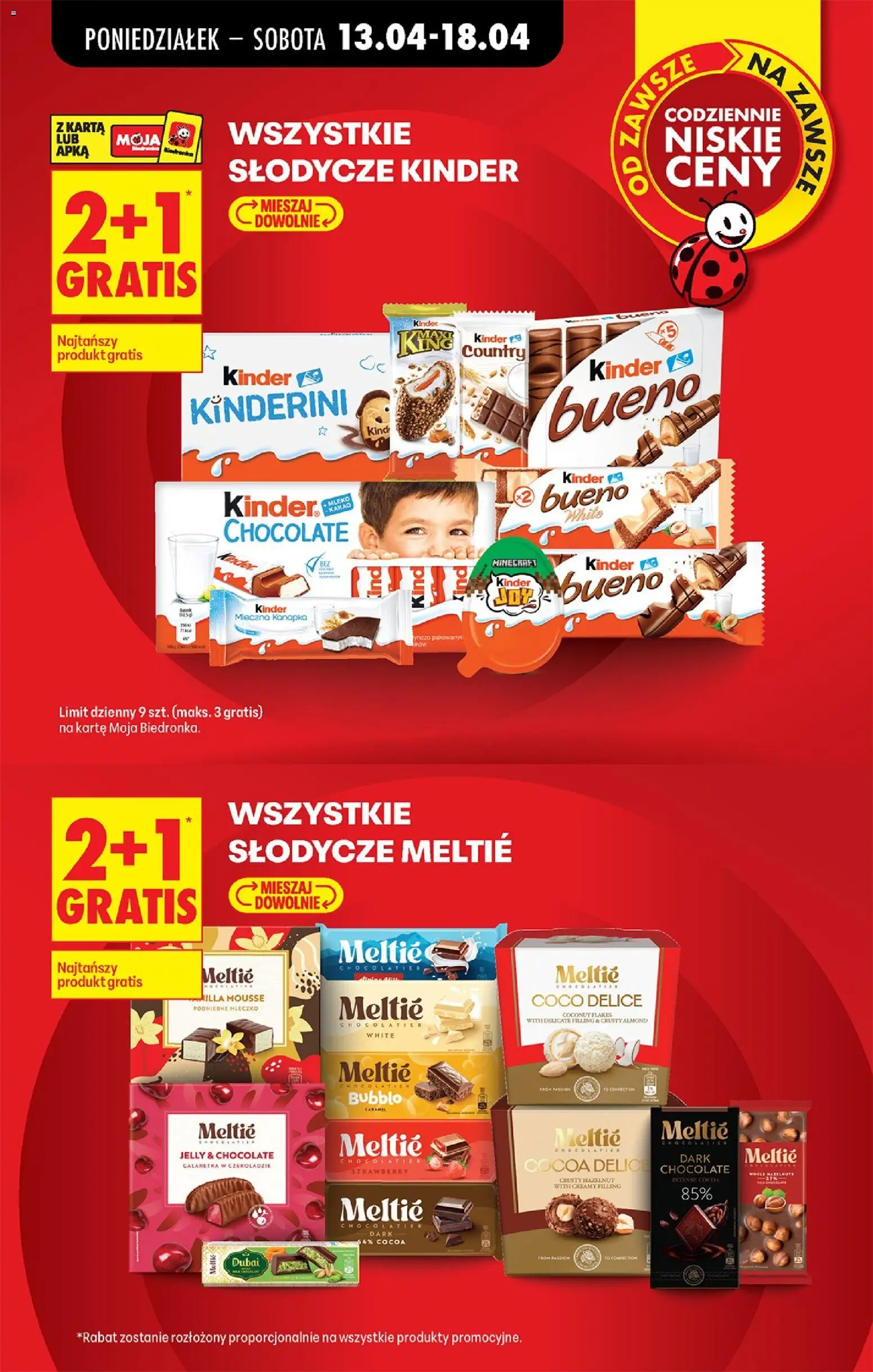 Biedronka Polsko leták od 13.04.2026 | Strana: 21 | Produkty: Kinder