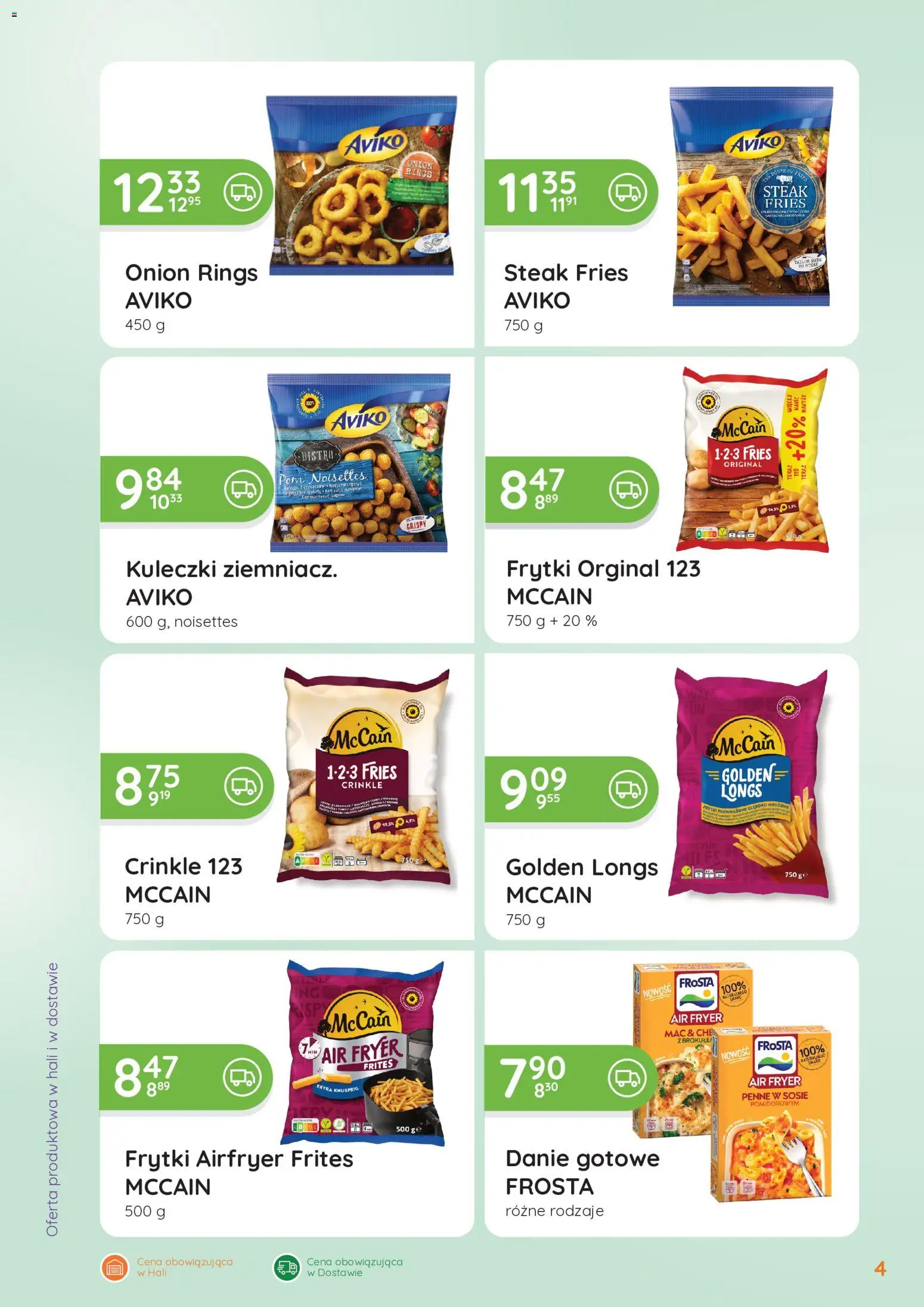 Eurocash gazetka - Oferta Handlowa od 01.06.2026 | Strona: 4 | Produkty: Penne, Frytki