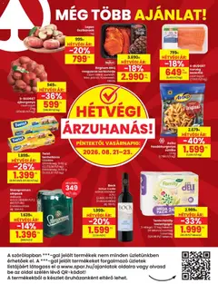 Spar akciós újság - amely érvényes a következő dátumtól: 2026.08.19. | Oldal: 20