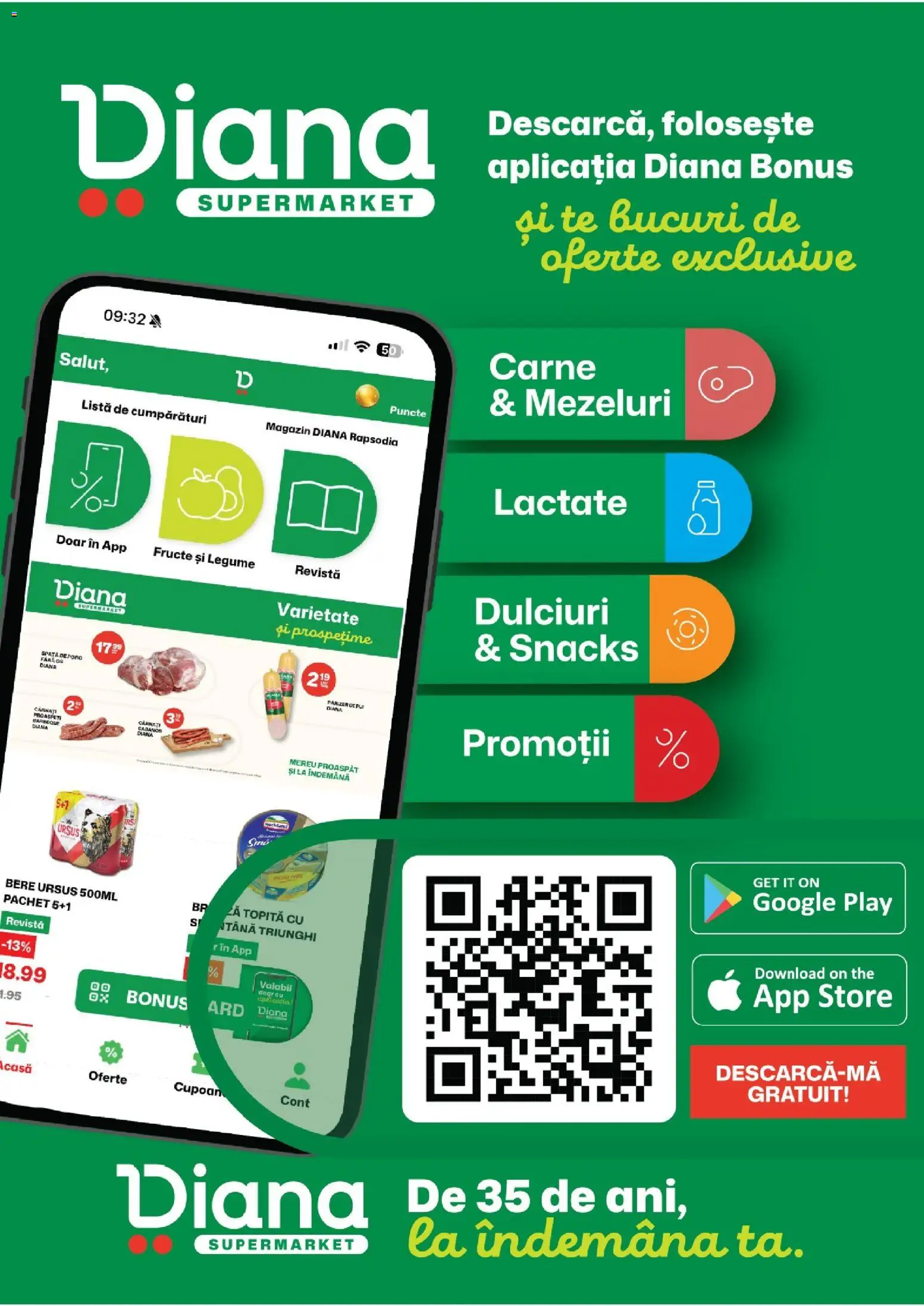 Noul catalog Diana – valabil de la 01.08.2026 | Pagină: 13 | Produse: Parizer, Legume, Fructe, Cârnați