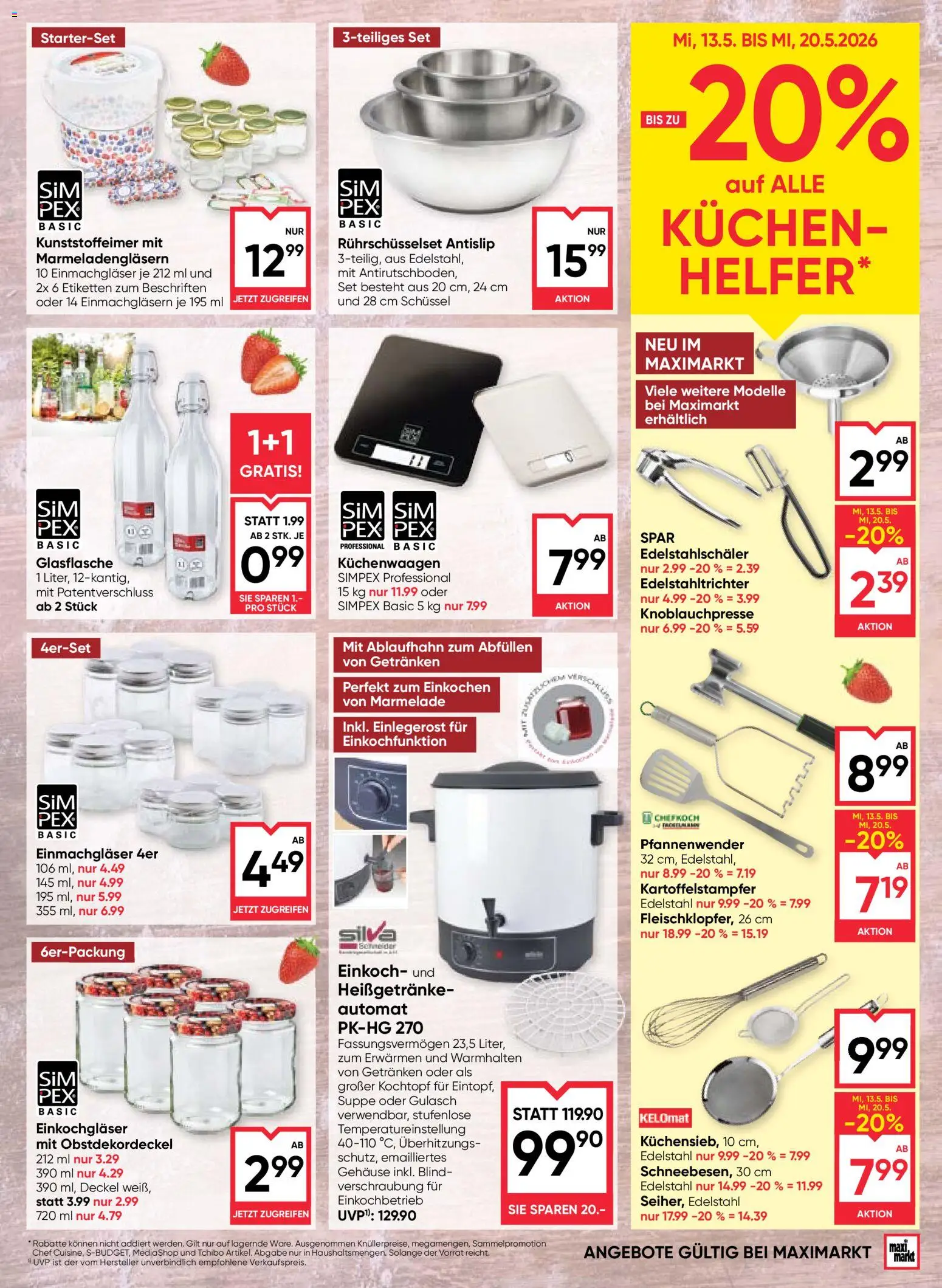 Maximarkt Flugblatt gültig ab 13.05.2026 | Seite: 15