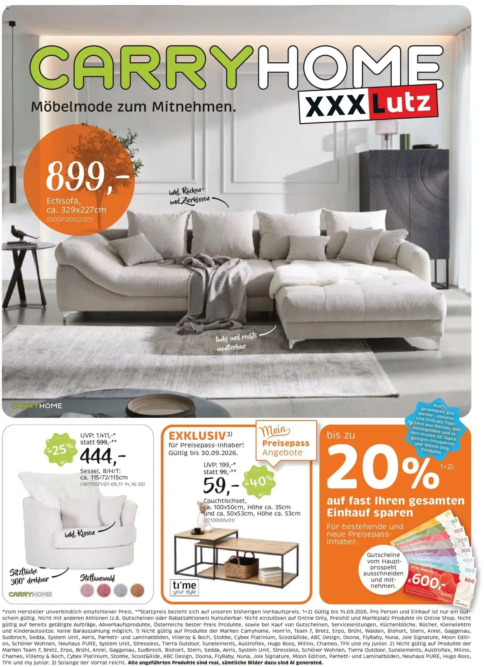 XXXLutz Hauptprospekt gültig ab 04.08.2026 | Seite: 1 | Produkte: Kissen