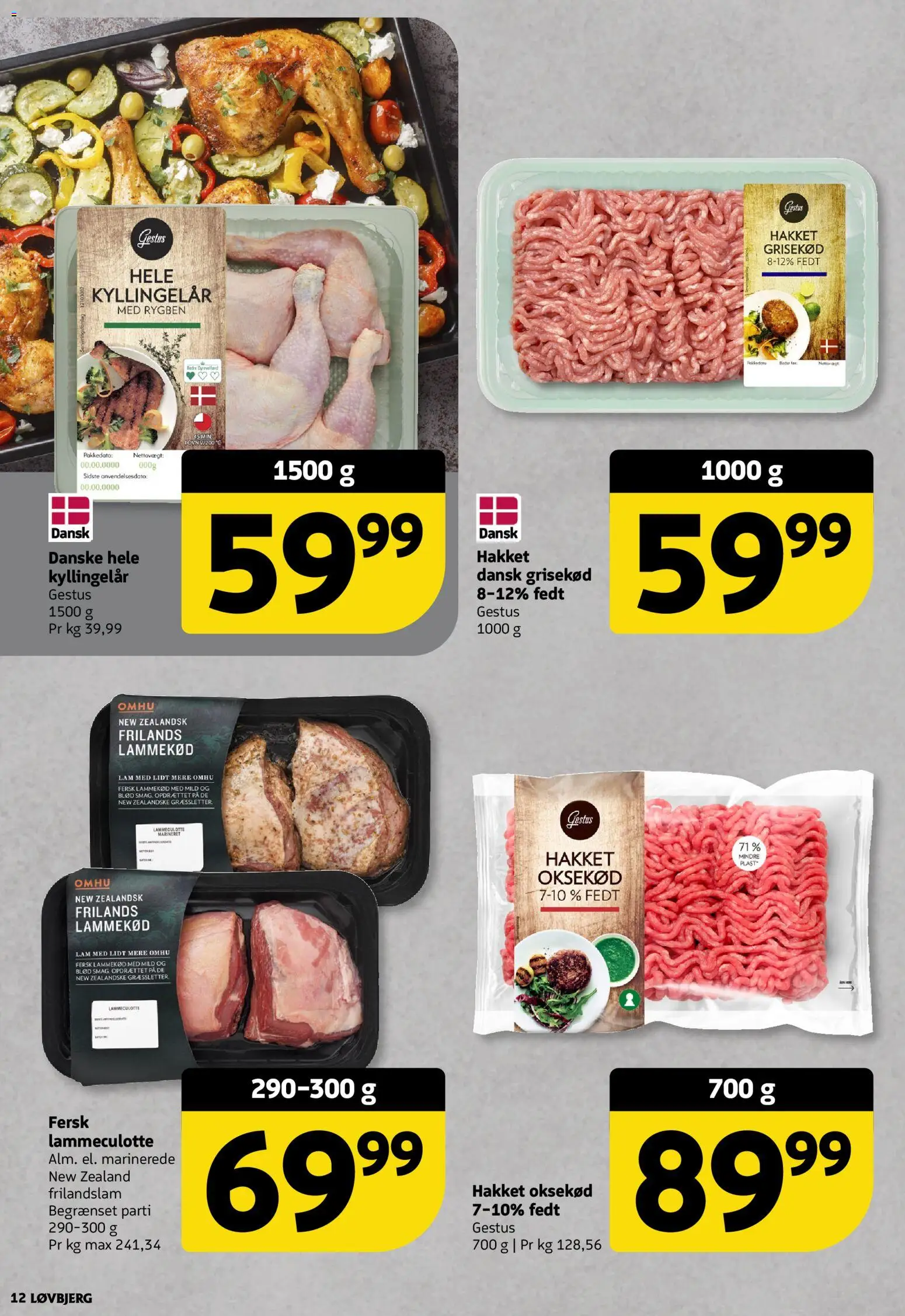 Løvbjerg tilbudsavis – gyldig fra 08.05.2026 | Side: 12 | Produkter: Oksekød, Lammekød, Ovn