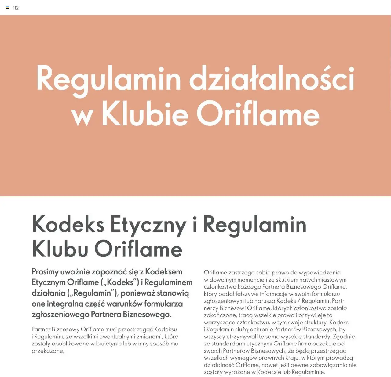 Oriflame Katalog - Strefa Korzyści Premium od 23.01.2024 | Strona: 112
